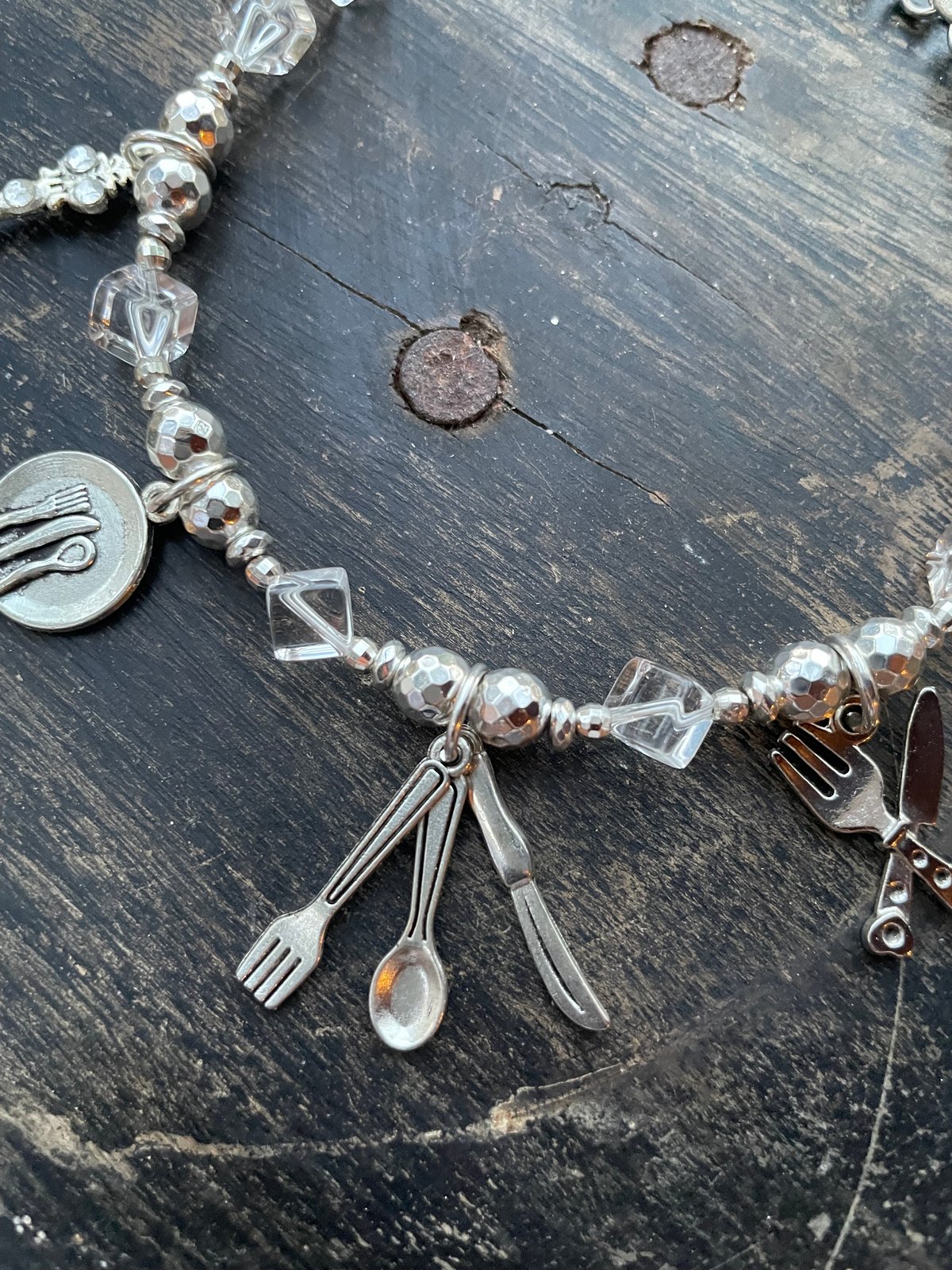 Charm Bracelet: “Ice Quartz”