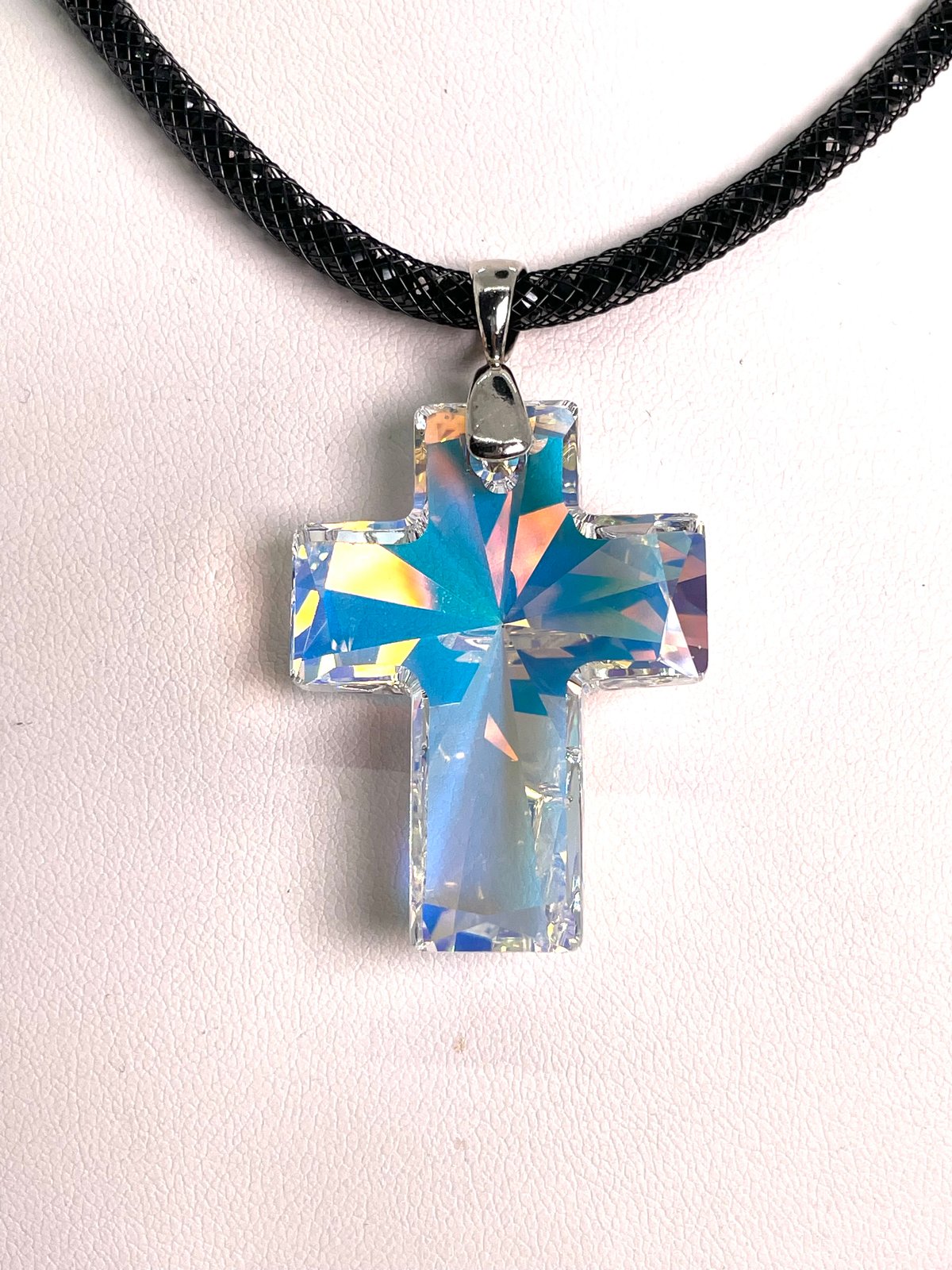 Clear AB Crystal Crosses