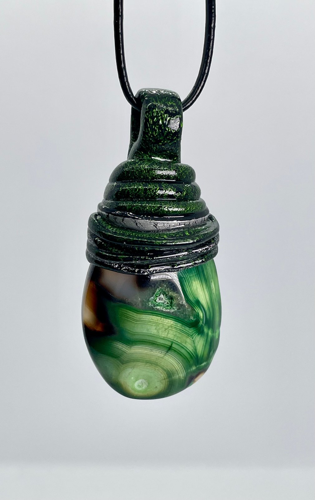 Green Blended Green Agate