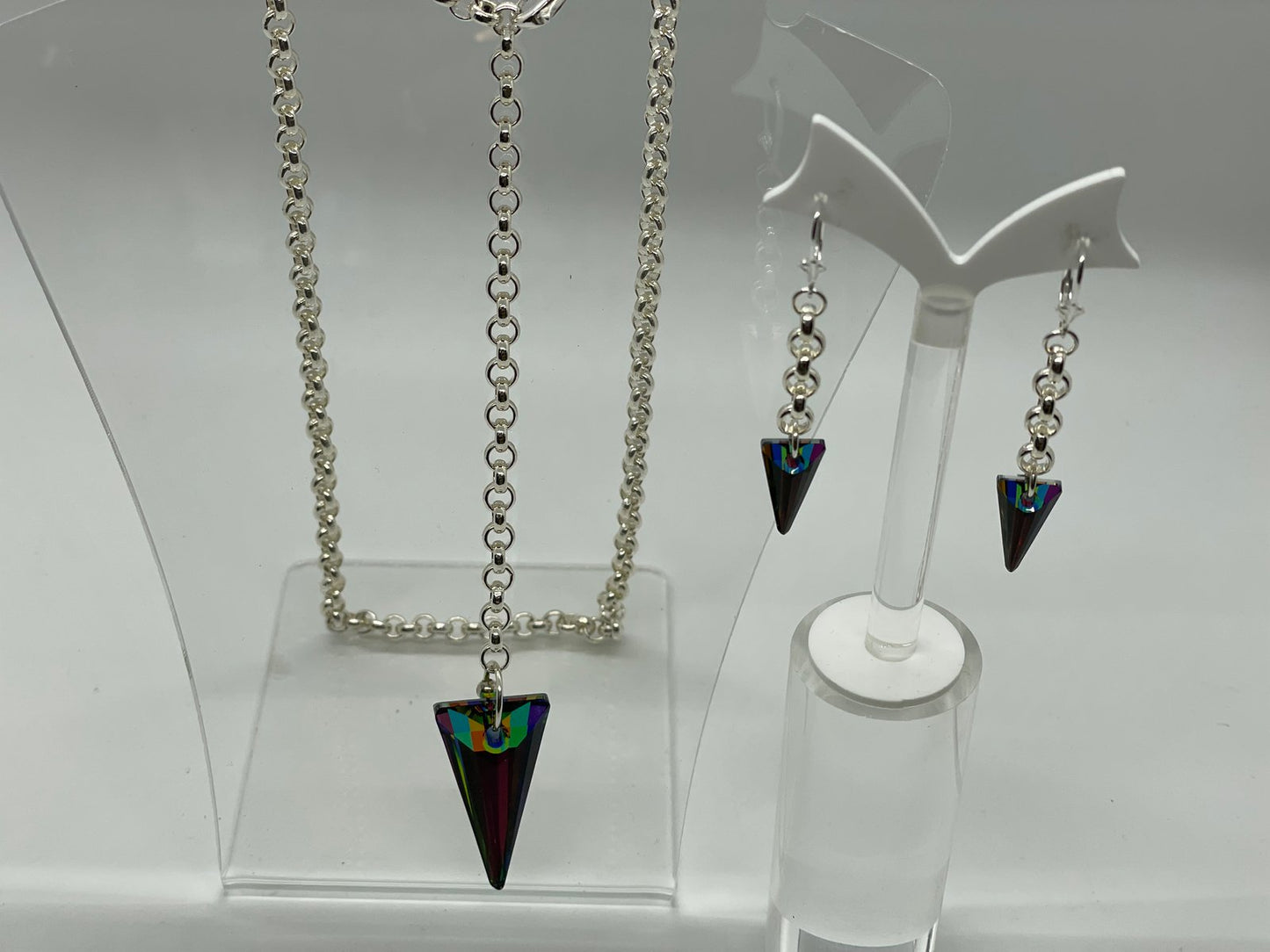 Ice My Chain Spike Earrings