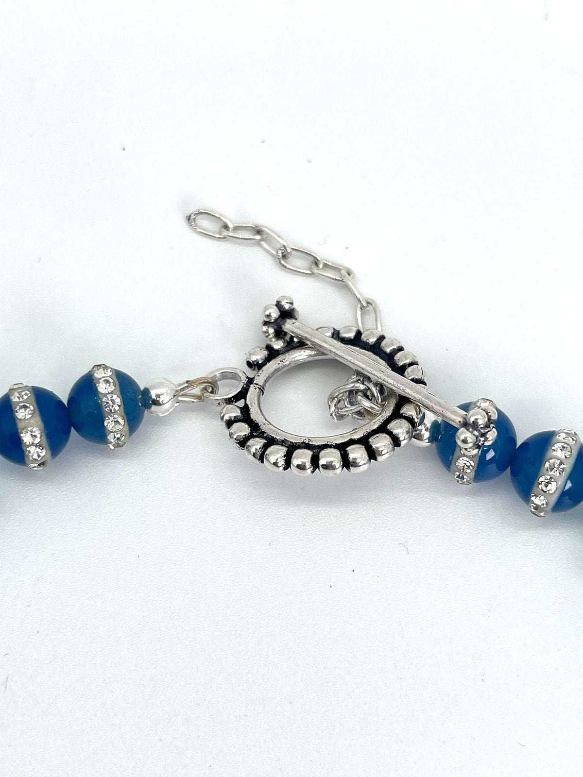 Misty Blue Agate Aquamarinellection Necklace Aquamarine