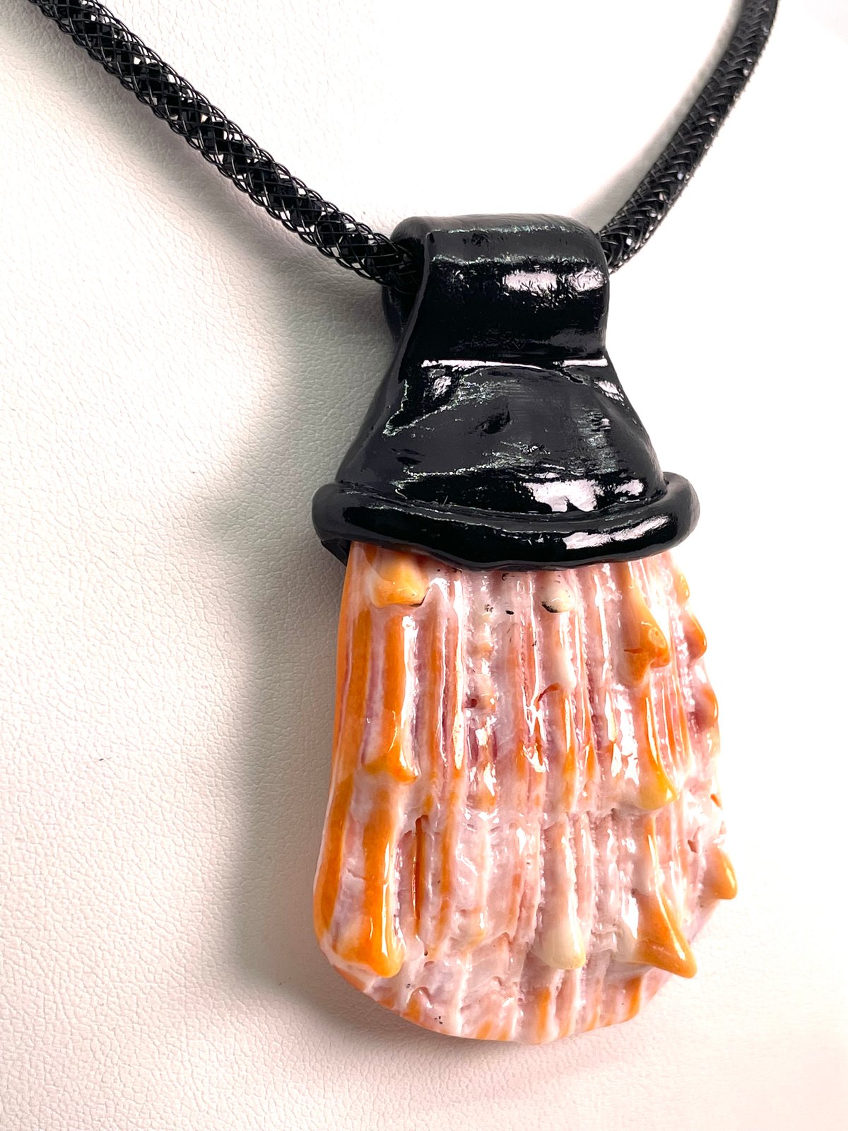 Orange Shell Stone Top Wrap Black