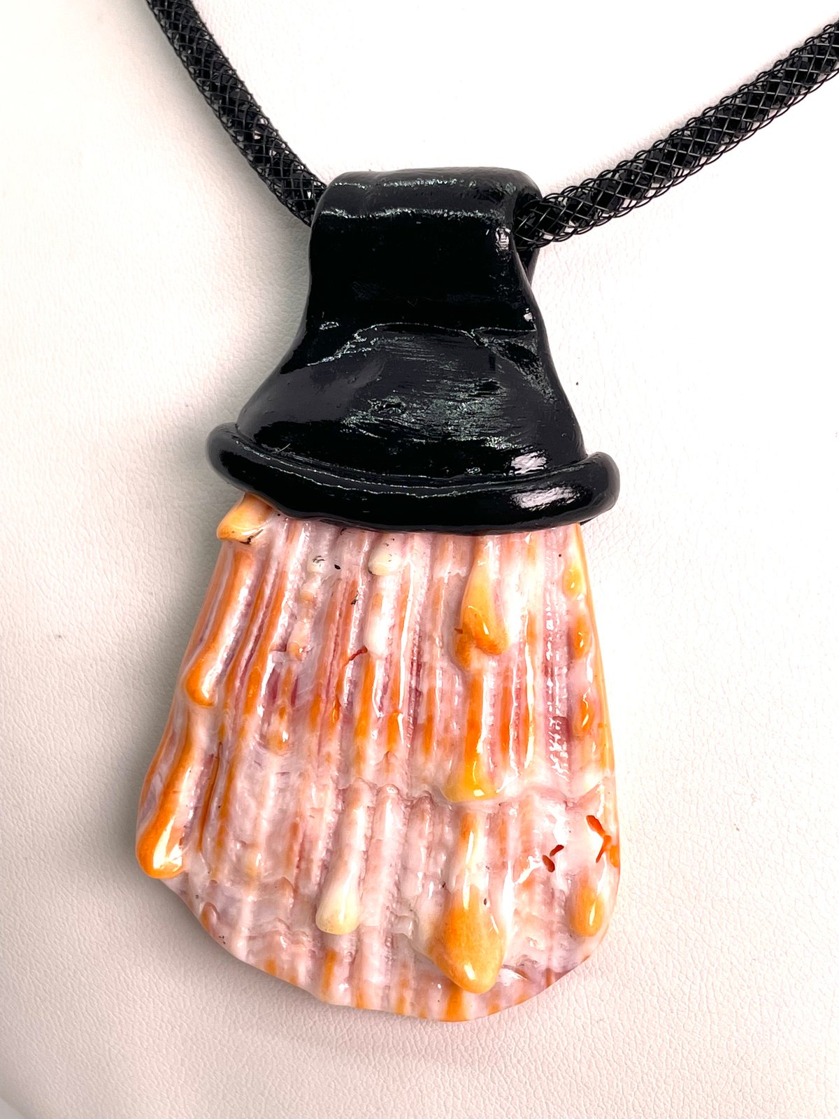 Orange Shell Stone Top Wrap Black