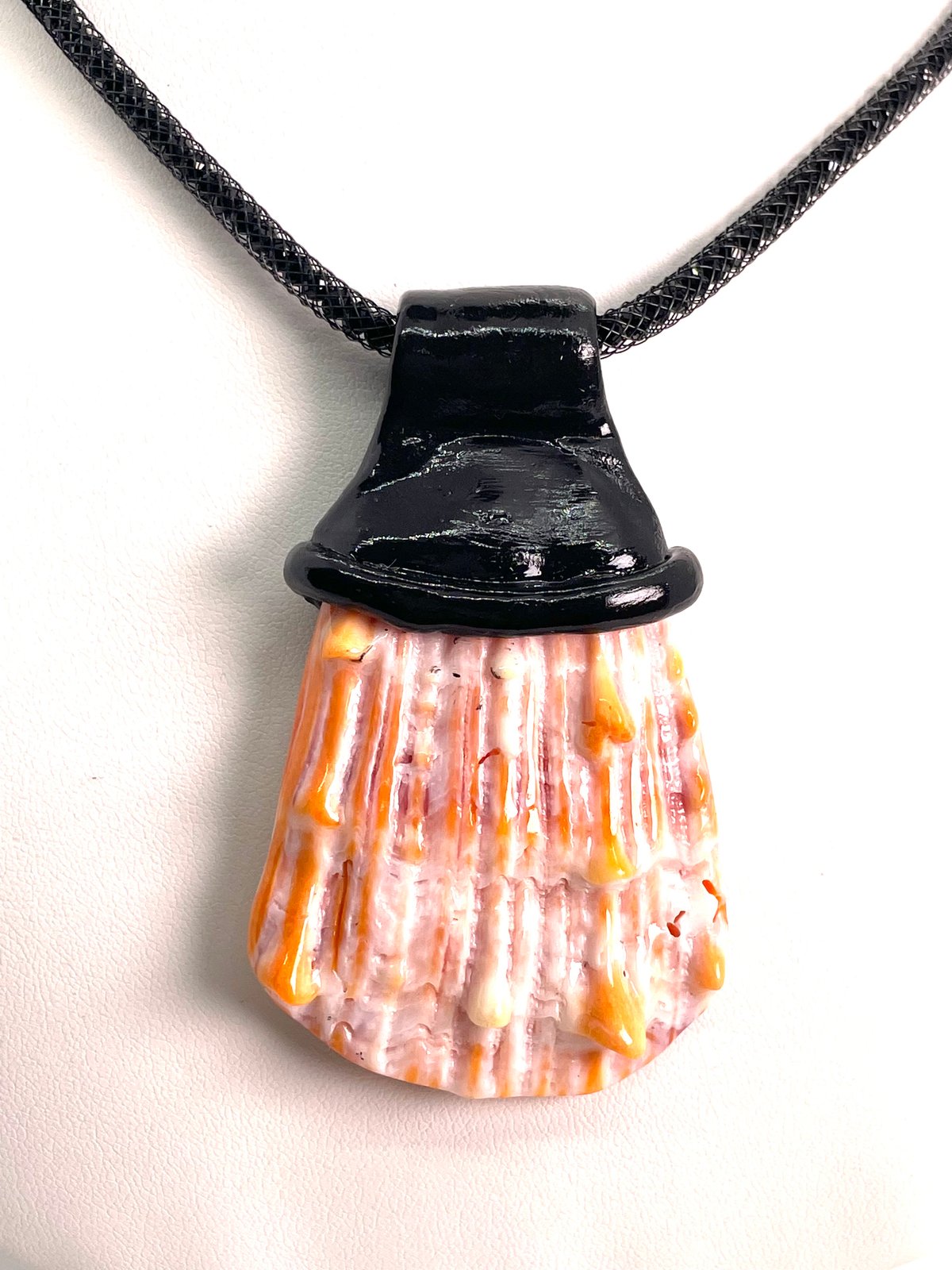 Orange Shell Stone Top Wrap Black