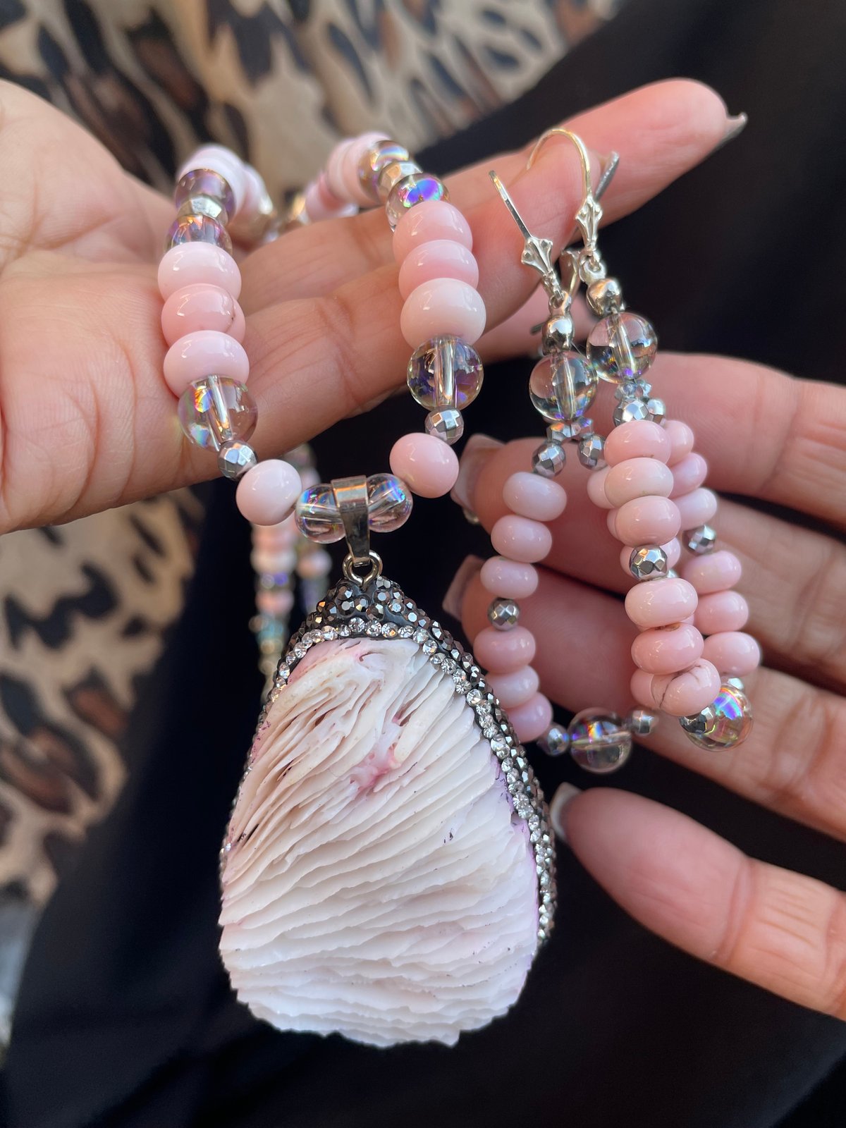 Pale Pink Coral necklace