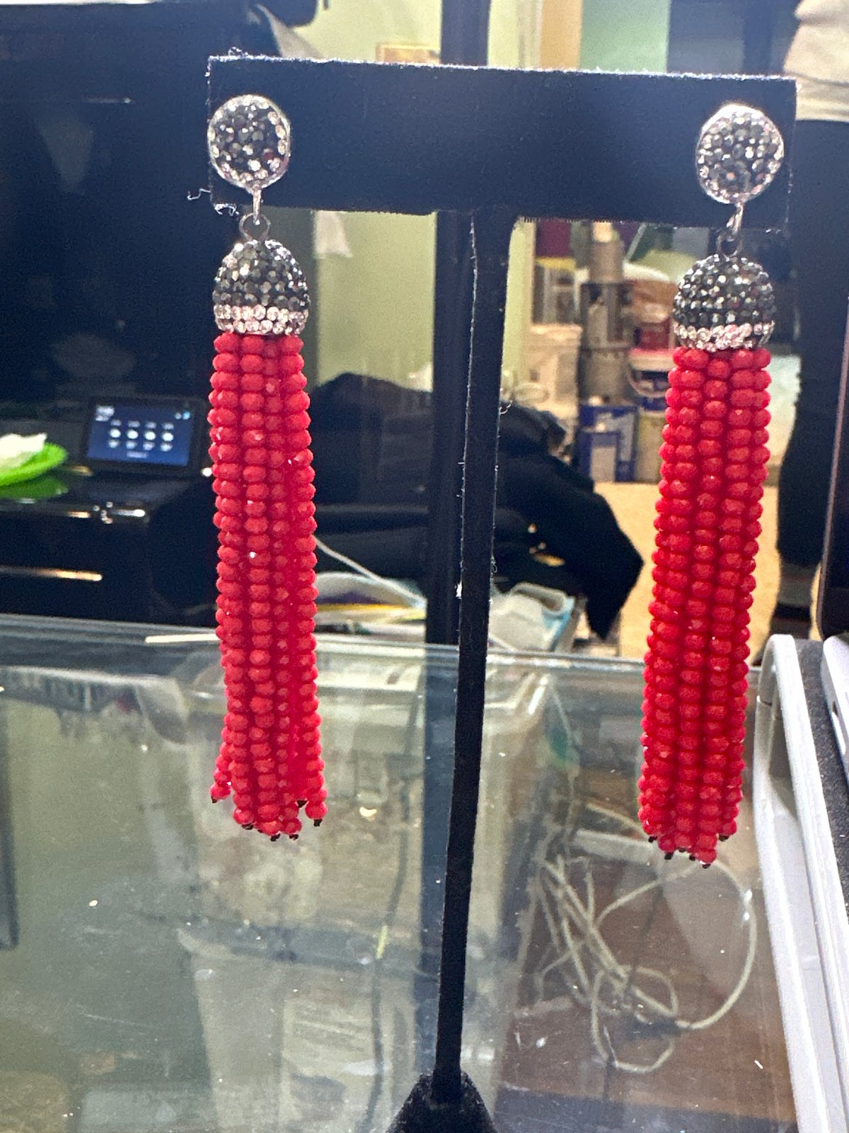 Red Tassel Crystal