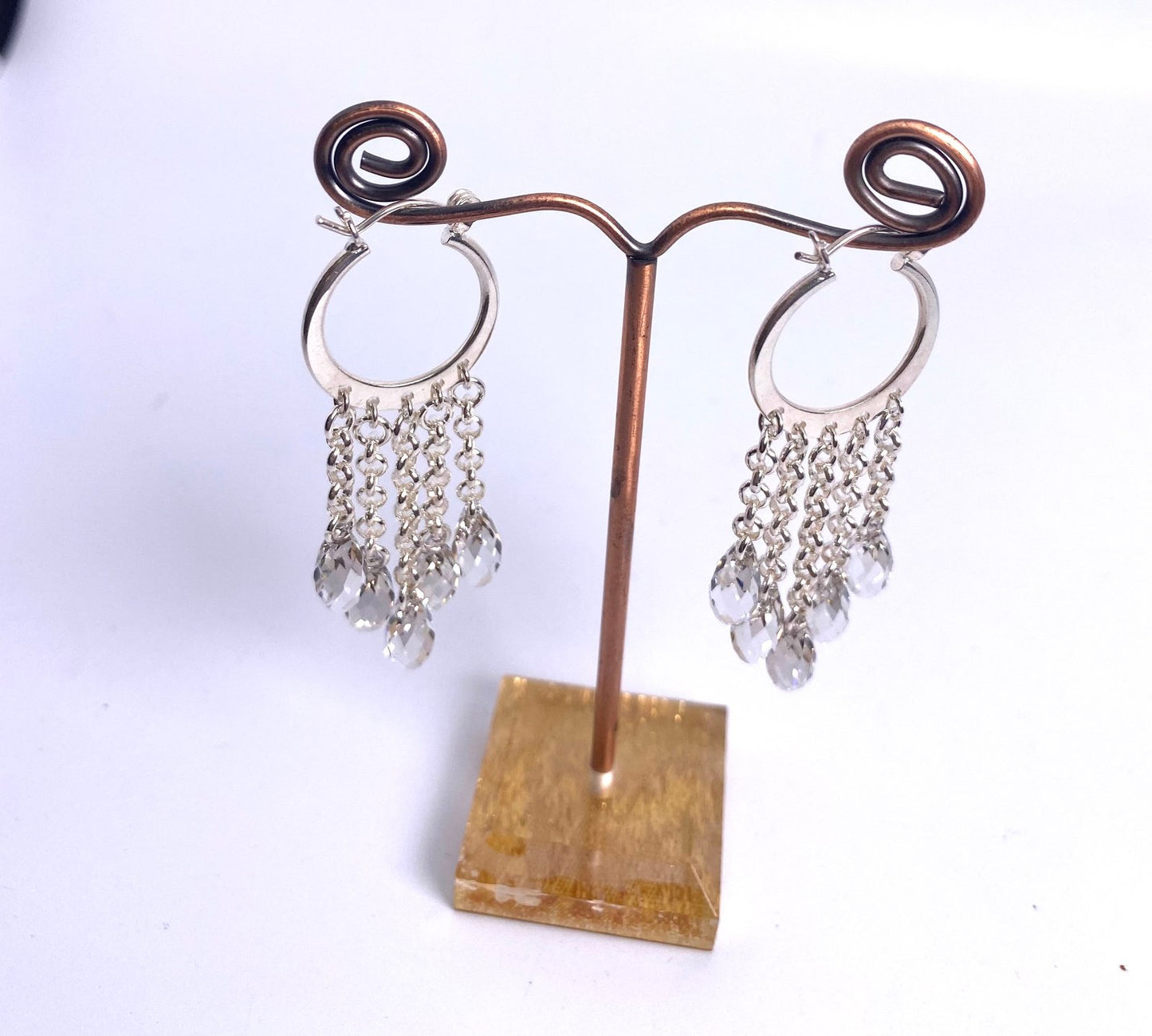 Swarovski Crystal Teardrop Dangle