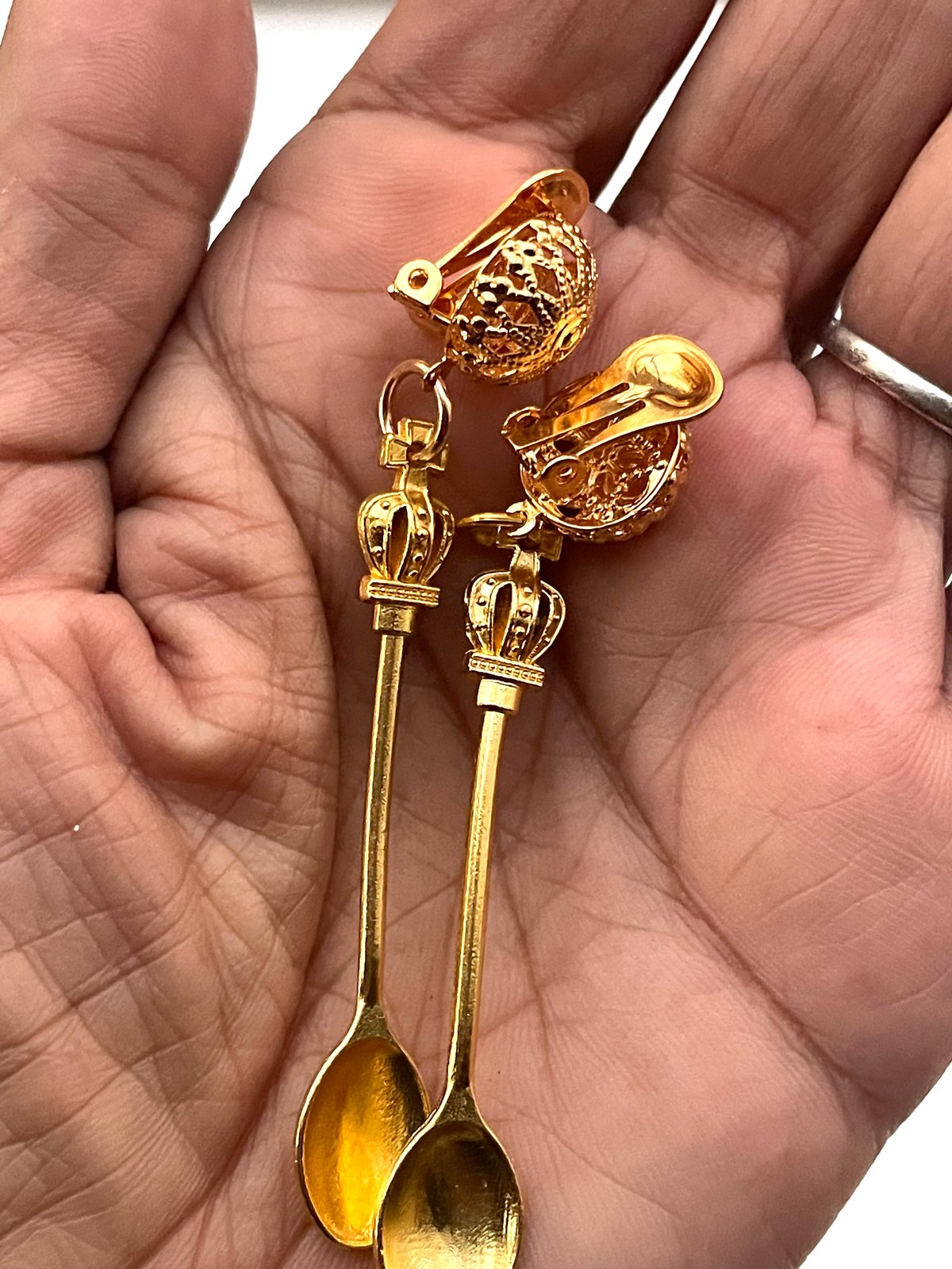 Chef-Inspired Collection: The Crown Dipper Clip-Ons (Gold)