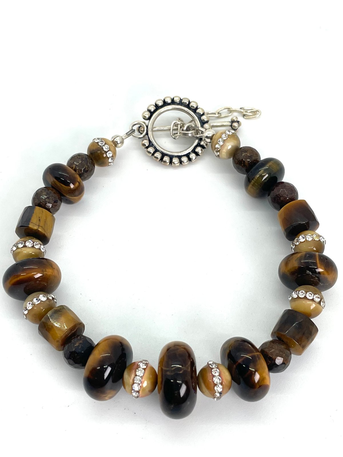 Tiger Eye Bracelet 10in