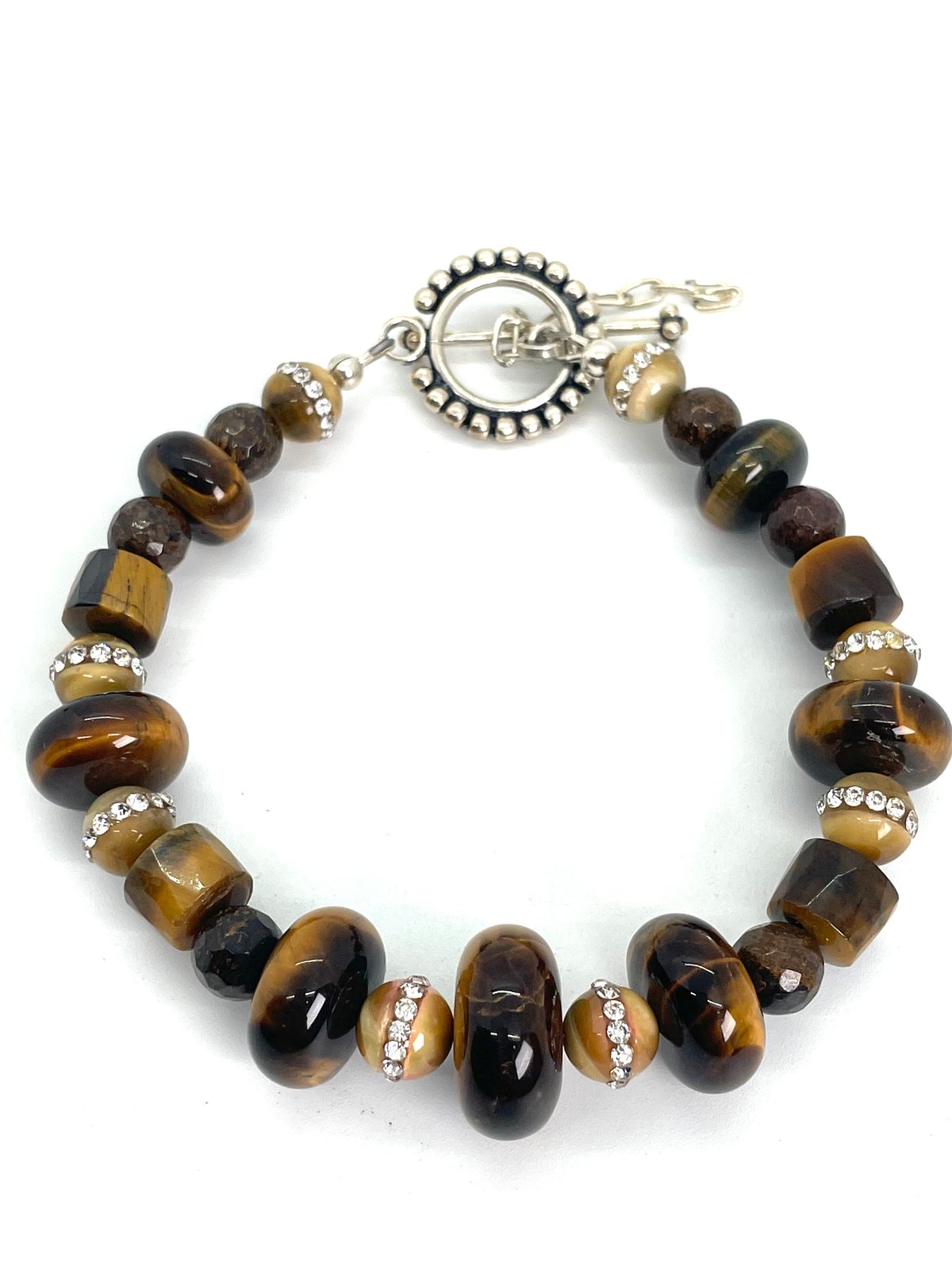 Tiger Eye Bracelet 10in