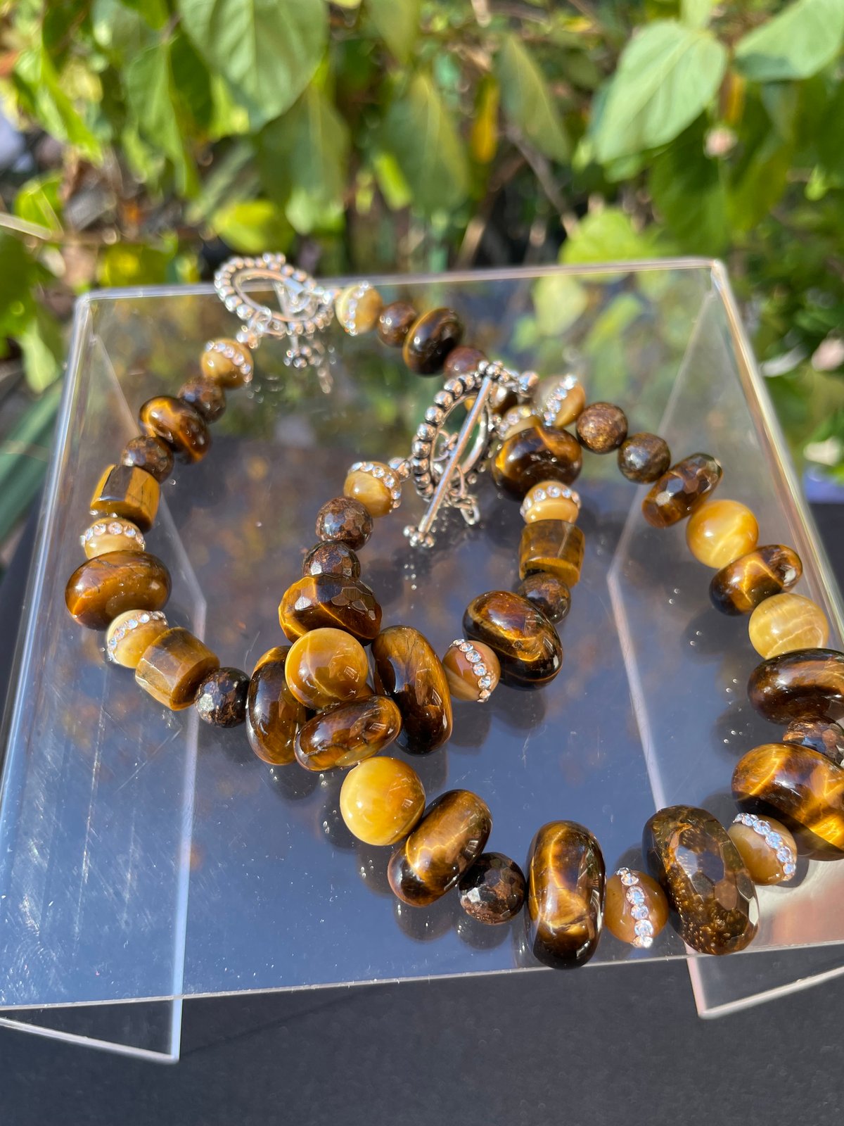 Tiger Eye Bracelet 10in