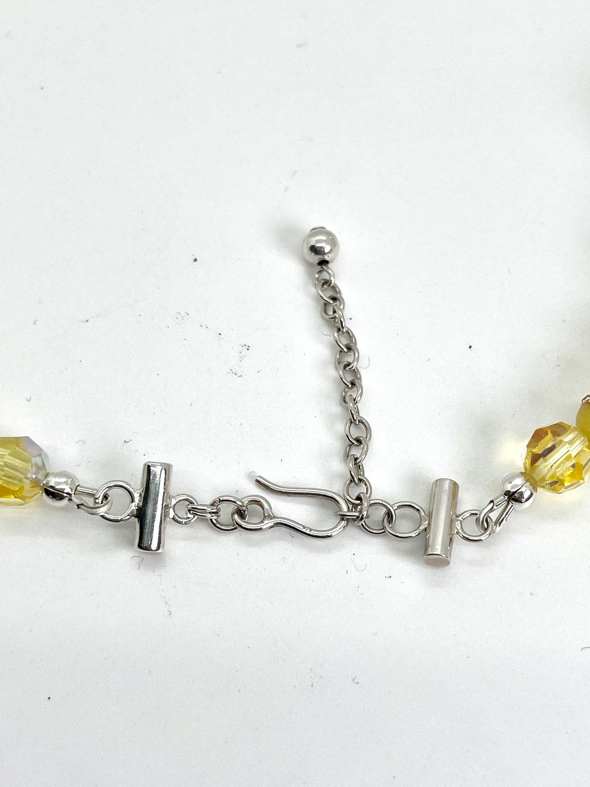 Yellow Natural Pearls & Yellow Jade Necklace w/Earrings included