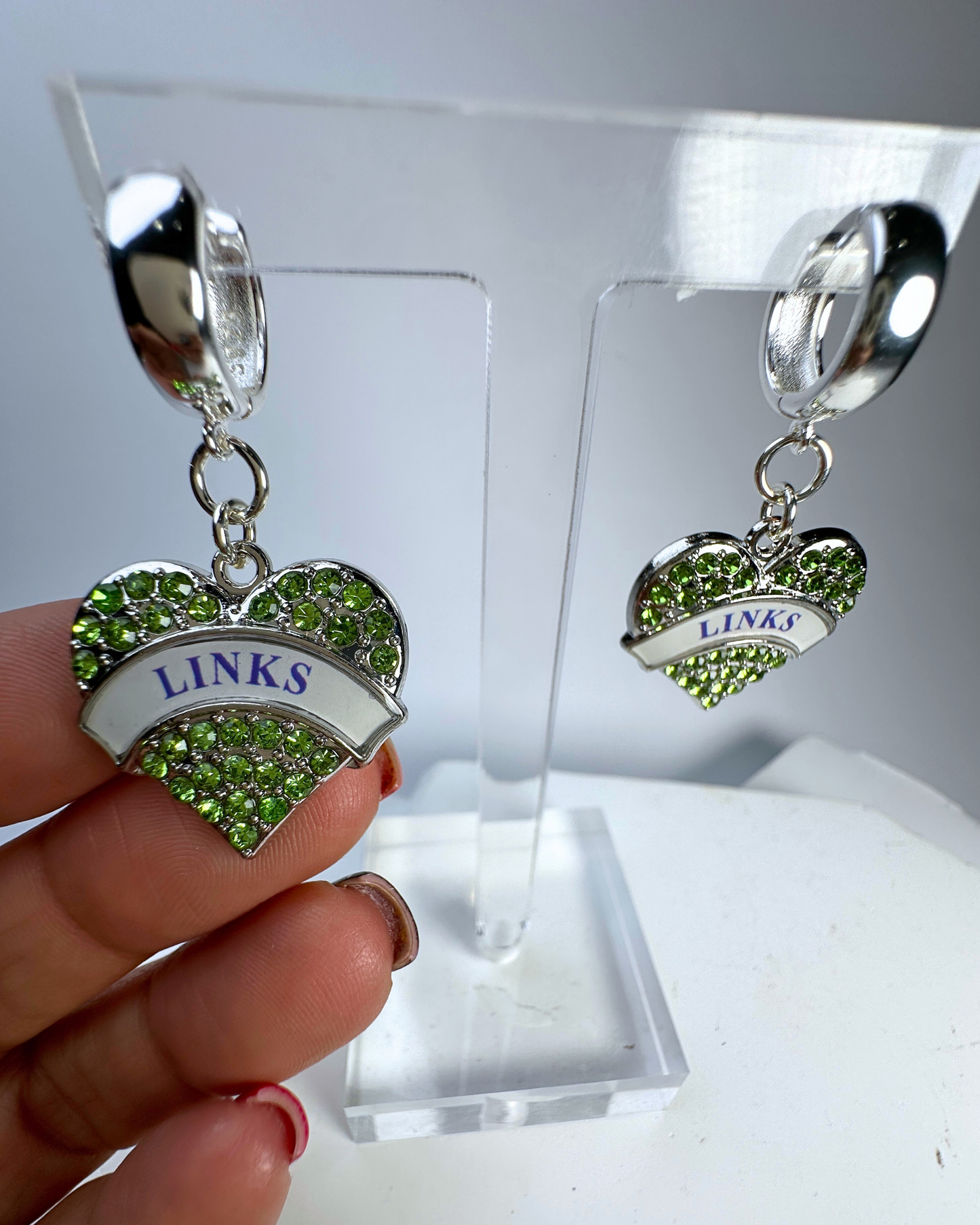 LINKS Heart Earrings