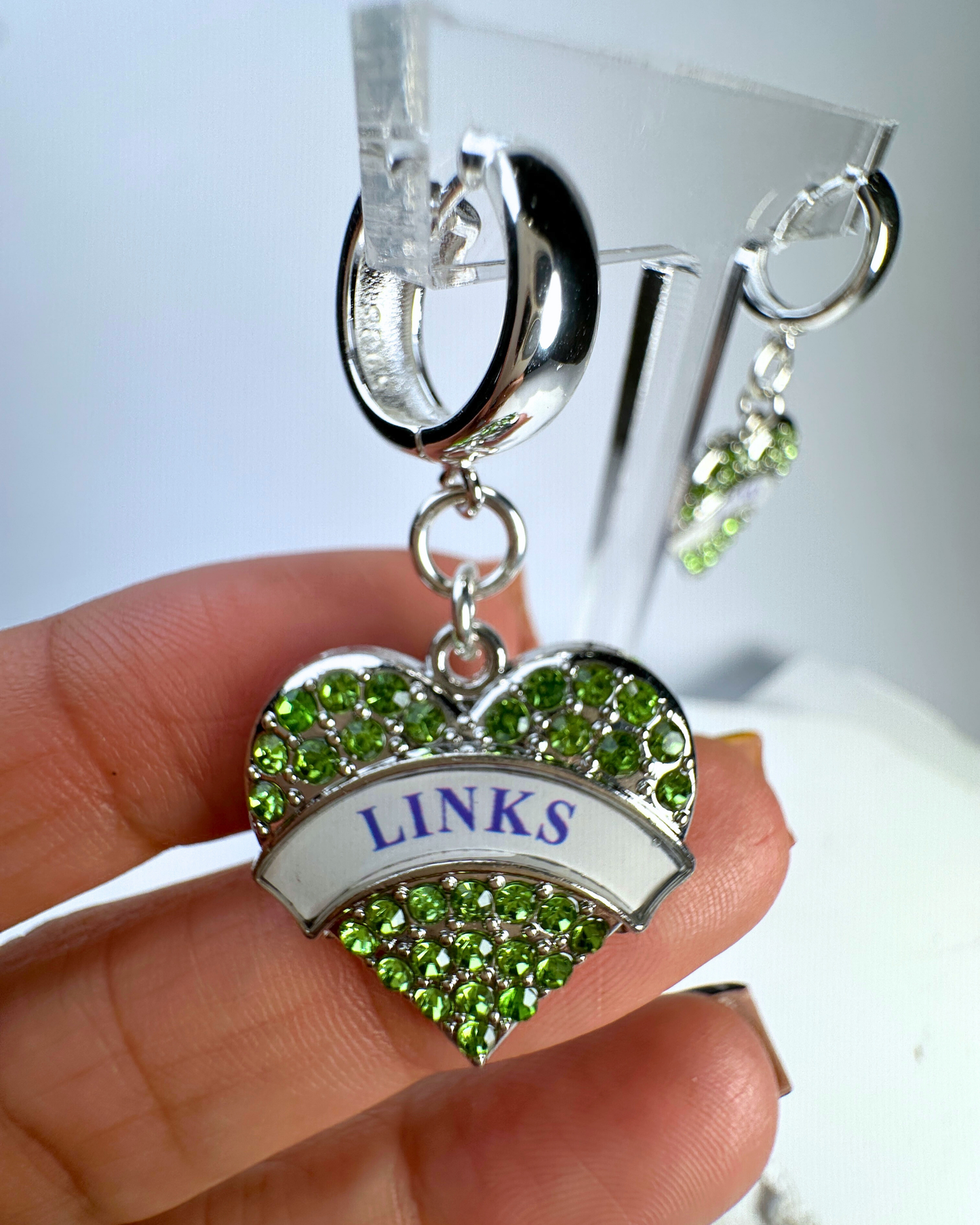 LINKS Heart Earrings