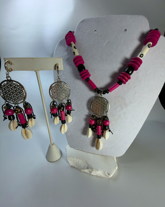 Fuchia Dream Catcher Set