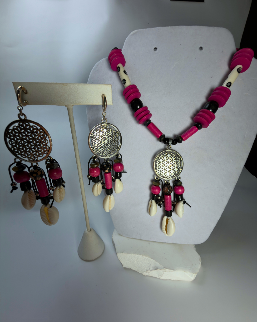 Fuchia Dream Catcher Set