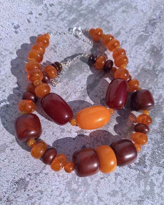 Commander Code Necklace (3 Center Beads)