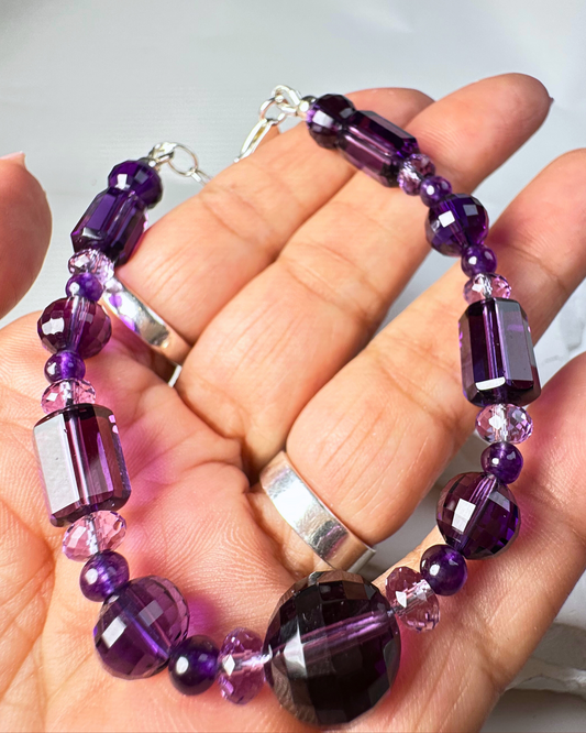 #FeelBetter Bracelet “FEARLESS” Amethyst