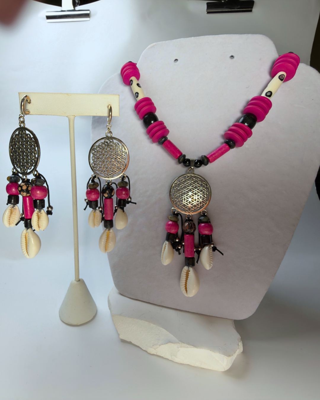 Fuchia Dream Catcher Set