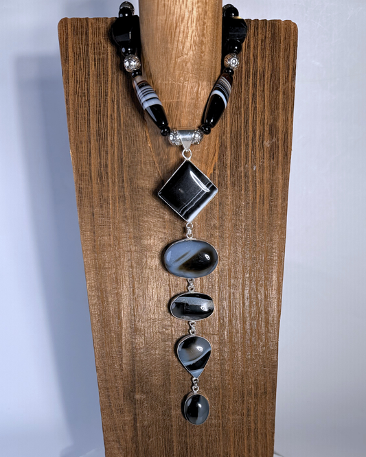 Cascading Sardonyx Necklace