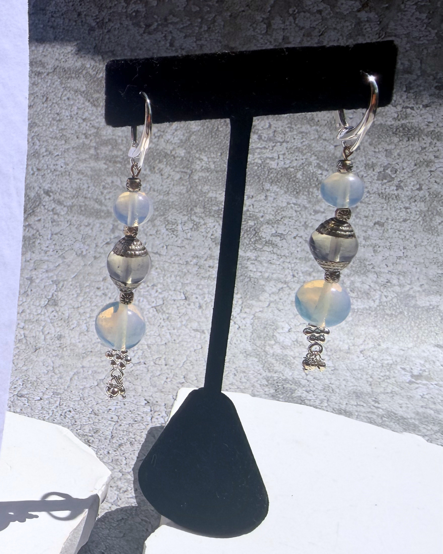 Opal Sunflower Necklace