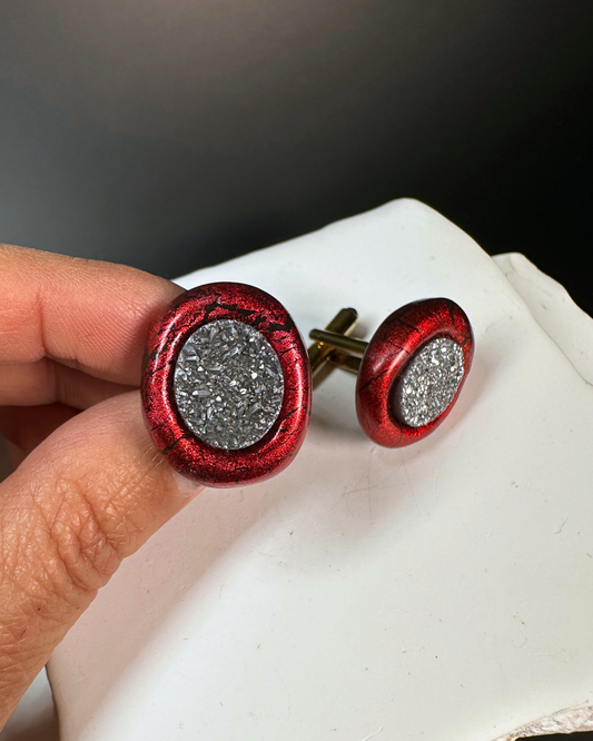 "It's Druzy Time" Cuff Links