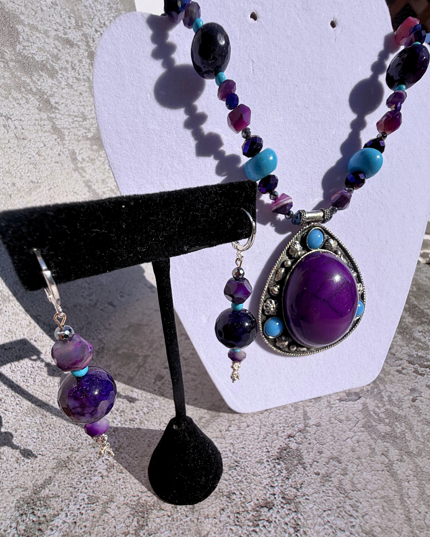 Purple Amulet Power Necklace