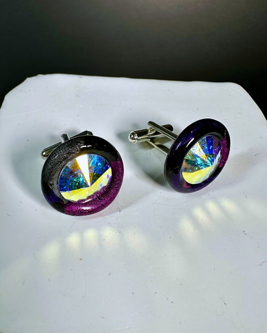 Cuff Links: "Splash of Fabulous"
