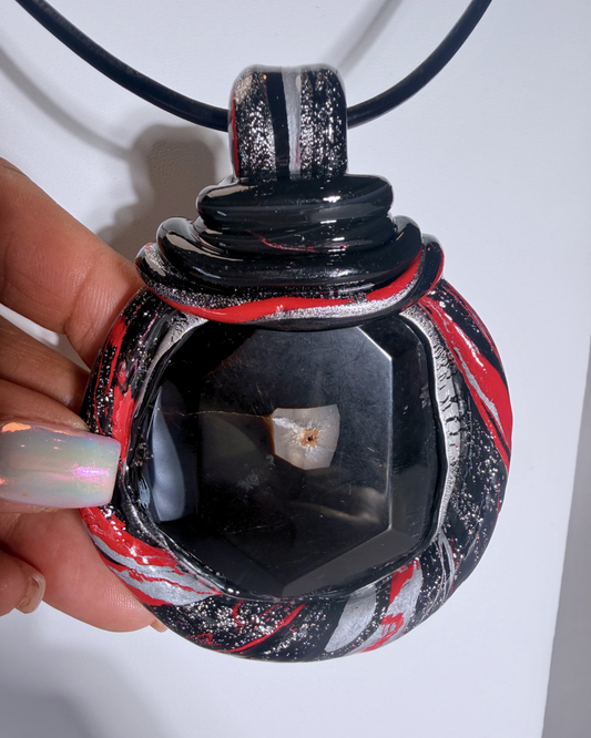 Turtle- Black agate