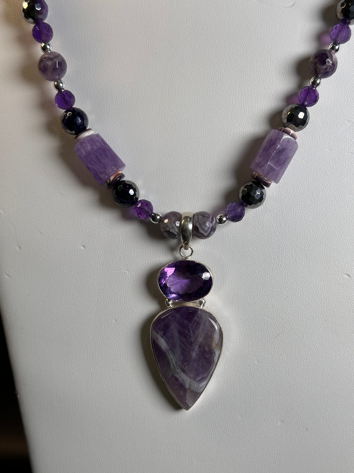 Amethyst Angel Necklace