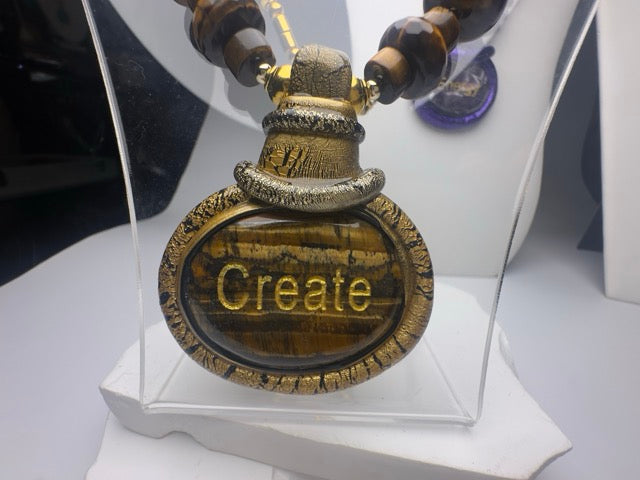 Tiger CREATE Eye Necklace