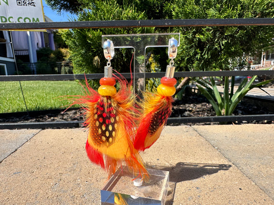 Orange Feather Blast