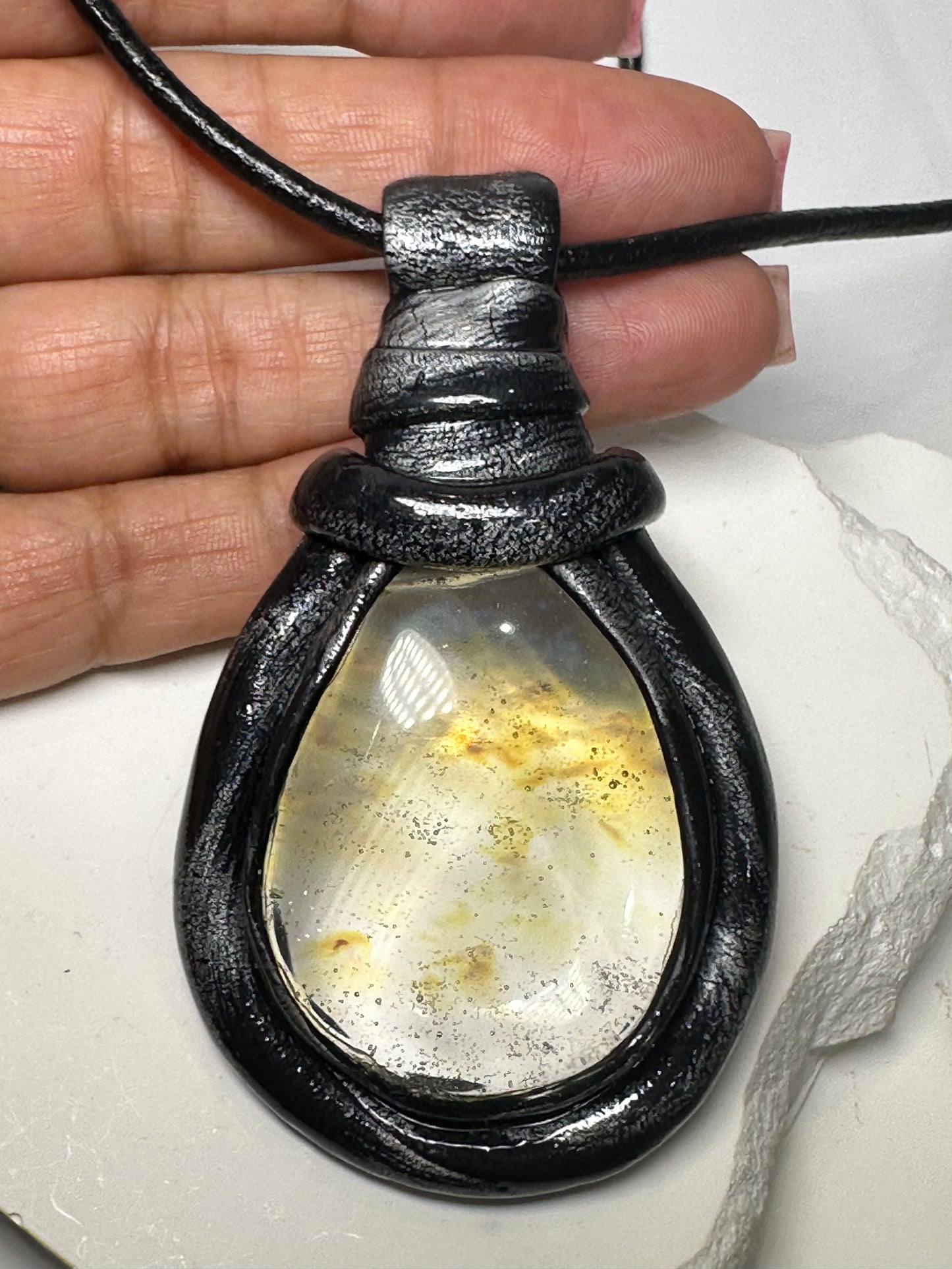 Pineapple Quartz Necklace