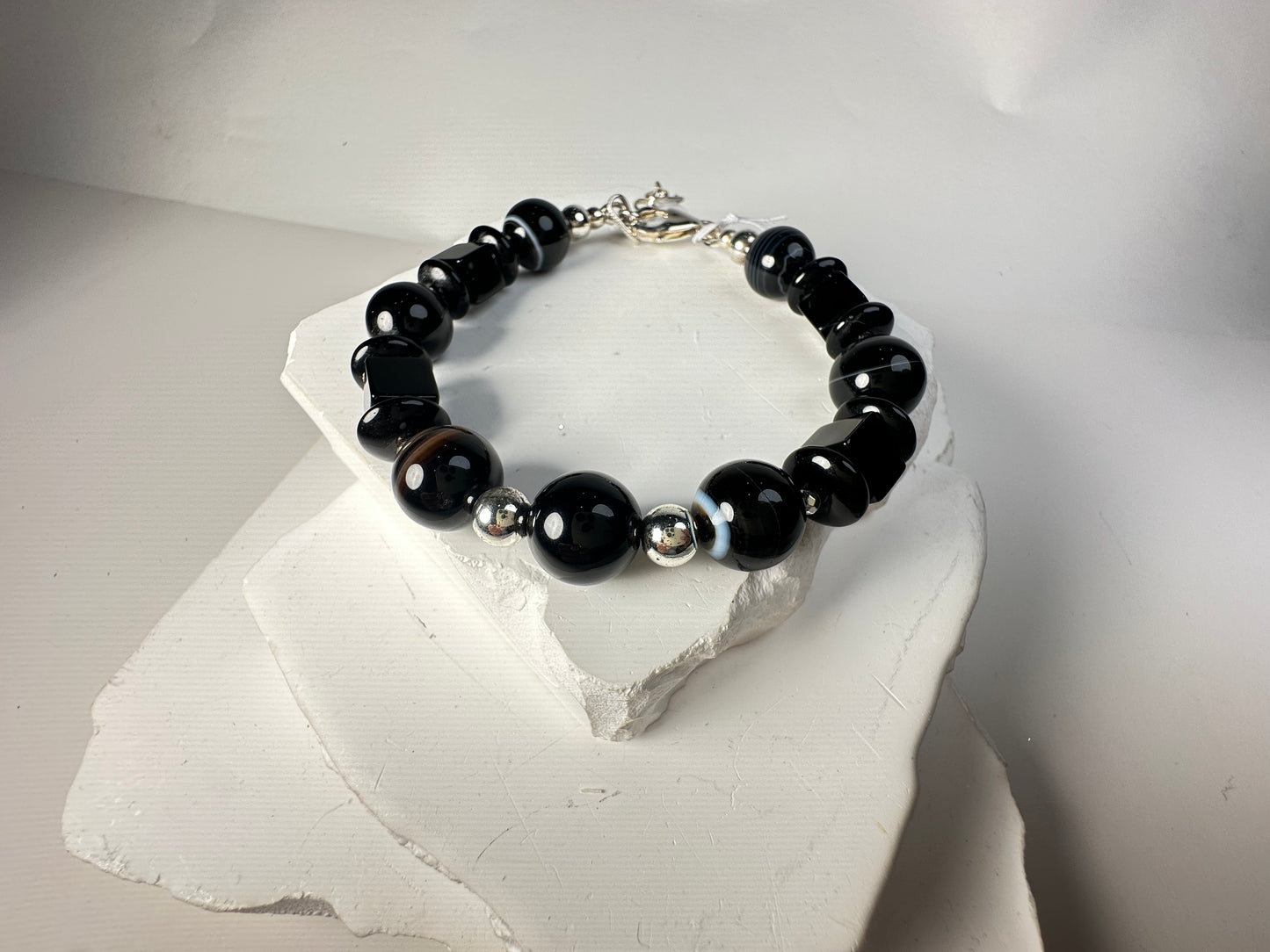 #FeelBetter Bracelet “BLACKNESS” Sardonyx