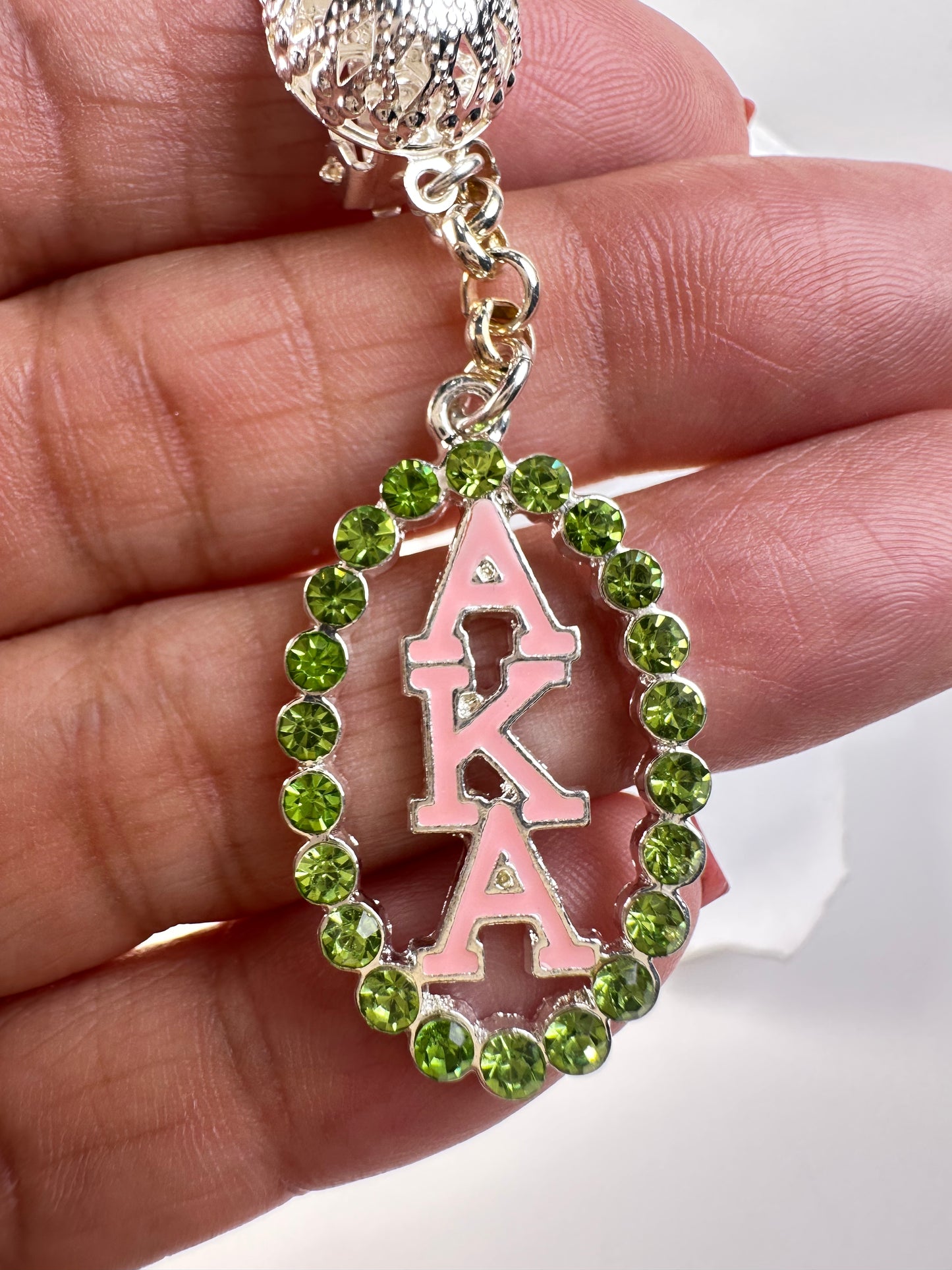 AKA The Green Oval Earrings