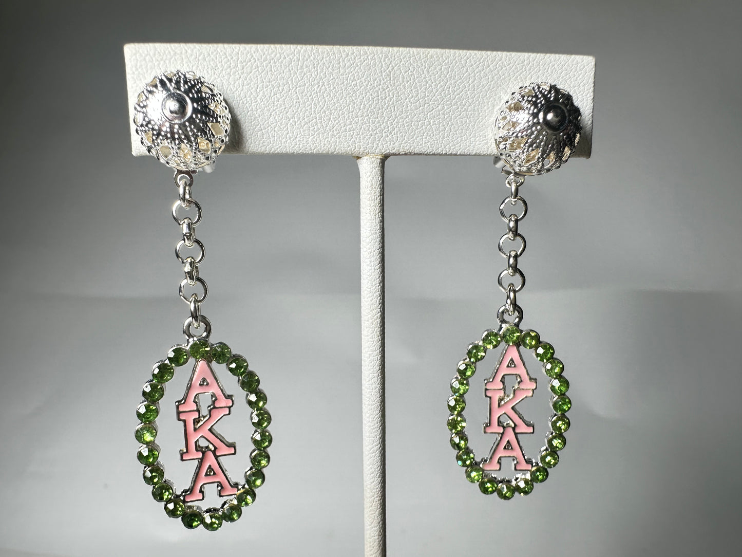 AKA The Green Oval Earrings