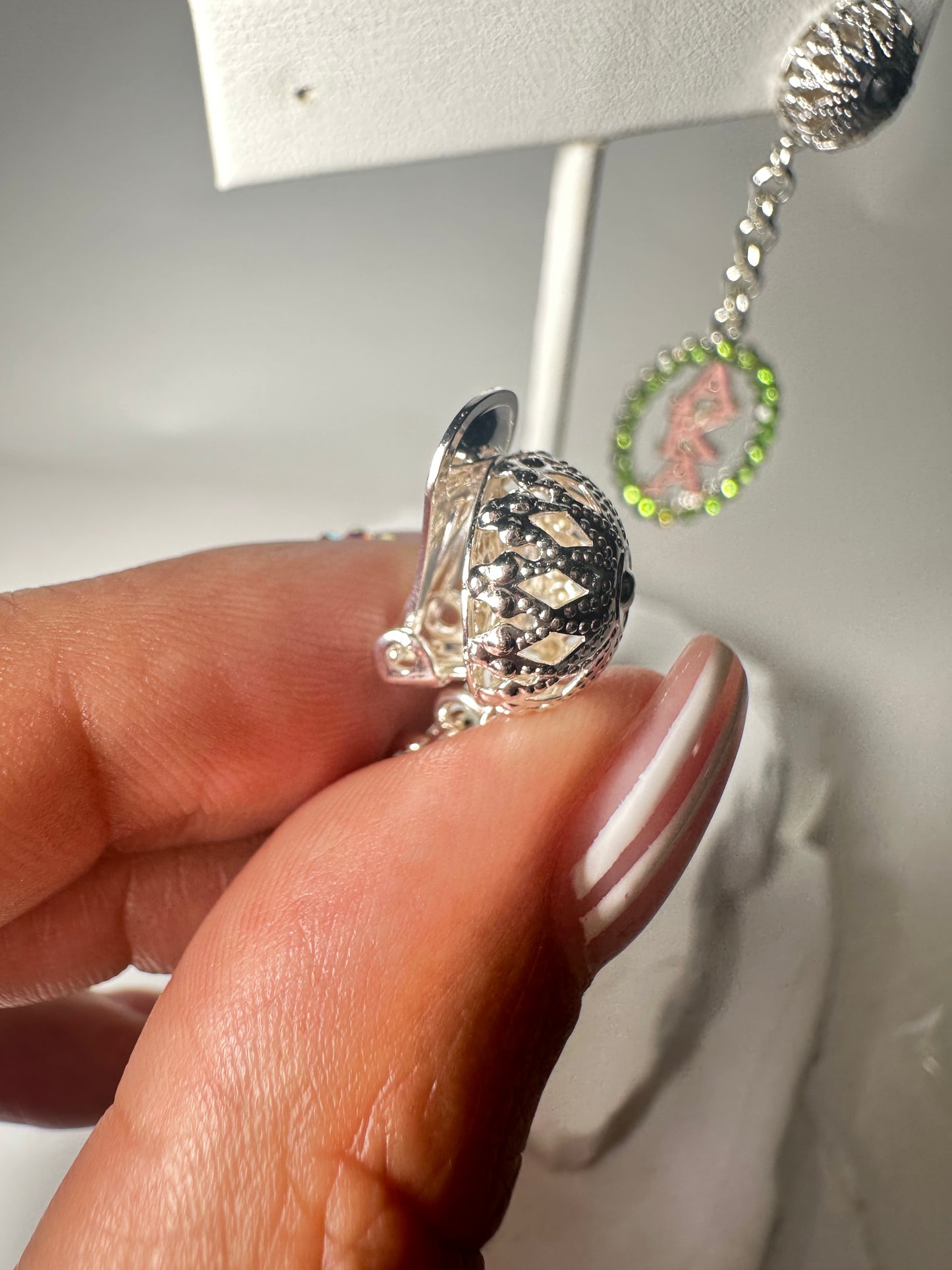 AKA The Green Oval Earrings
