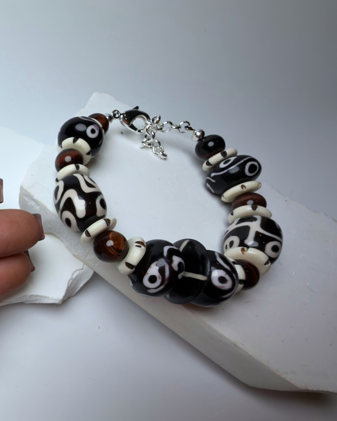 Large Center Ceramic Mudd Bead Set