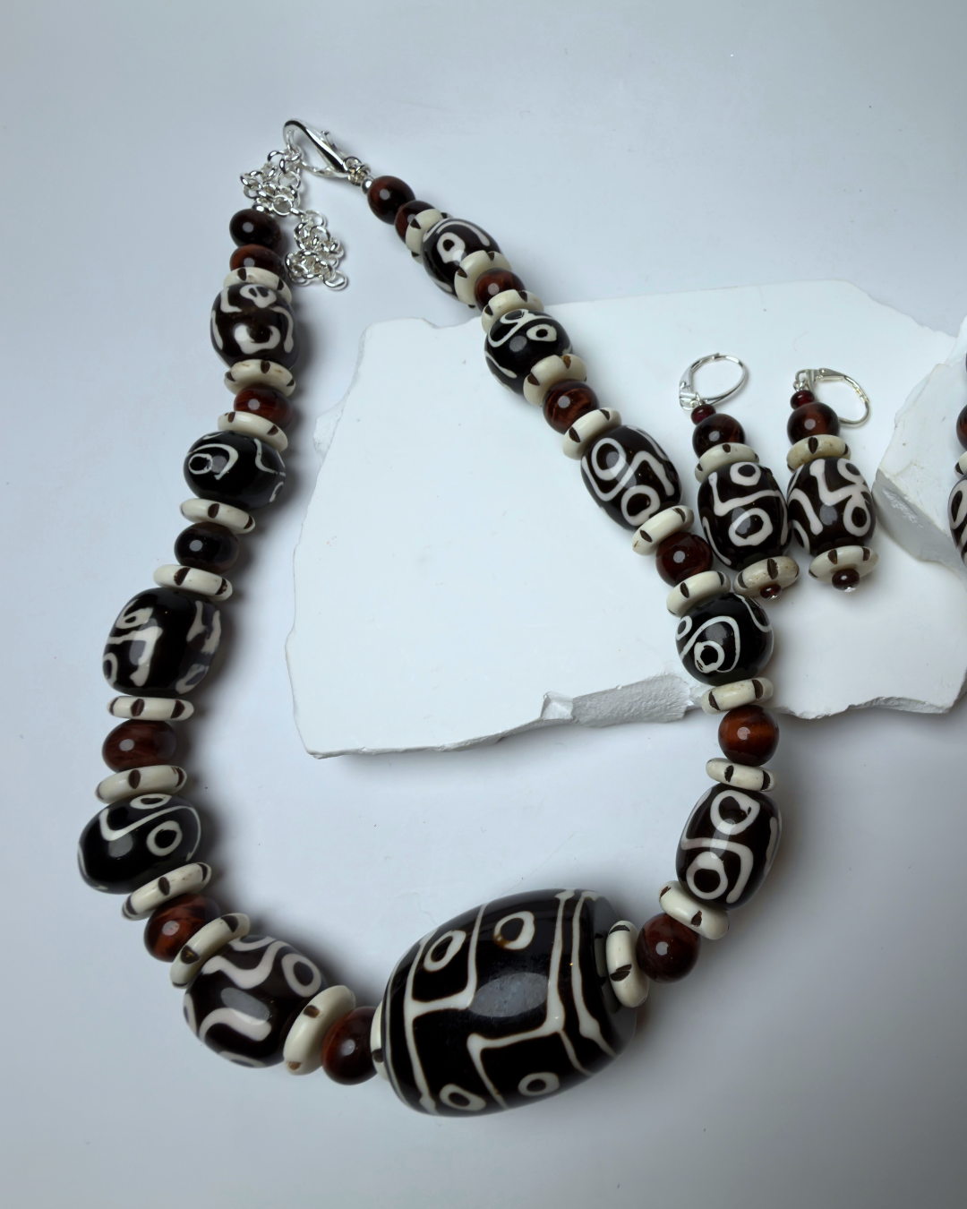 Large Center Ceramic Mudd Bead Set