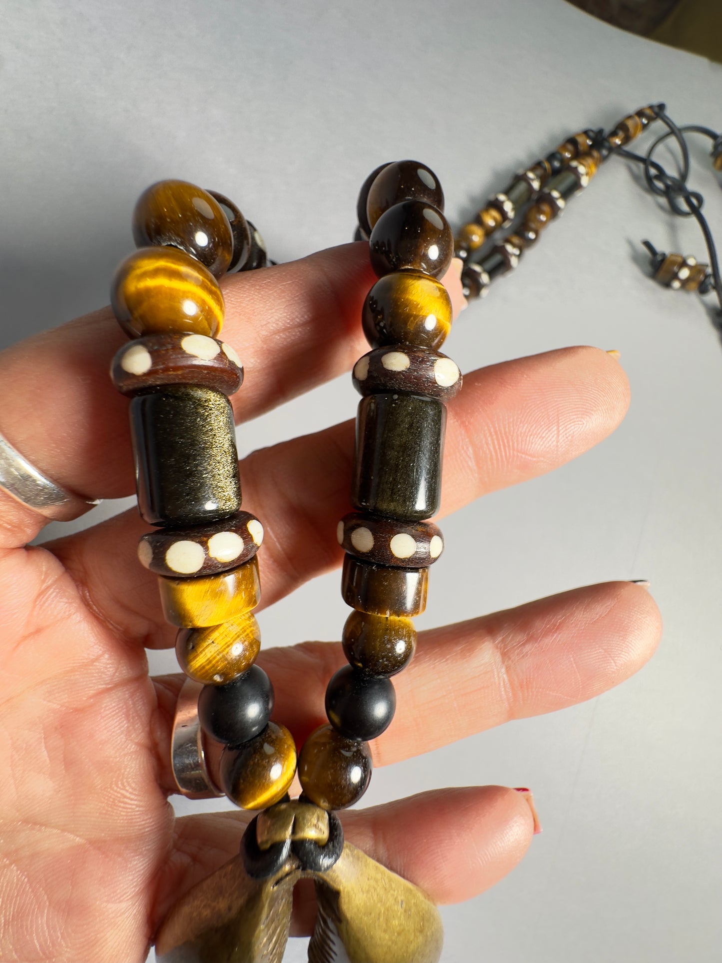 Black Obsidian Tiger Eye