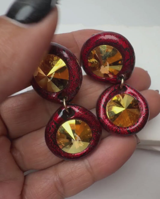 Ms. Paula's Red Double Crystals