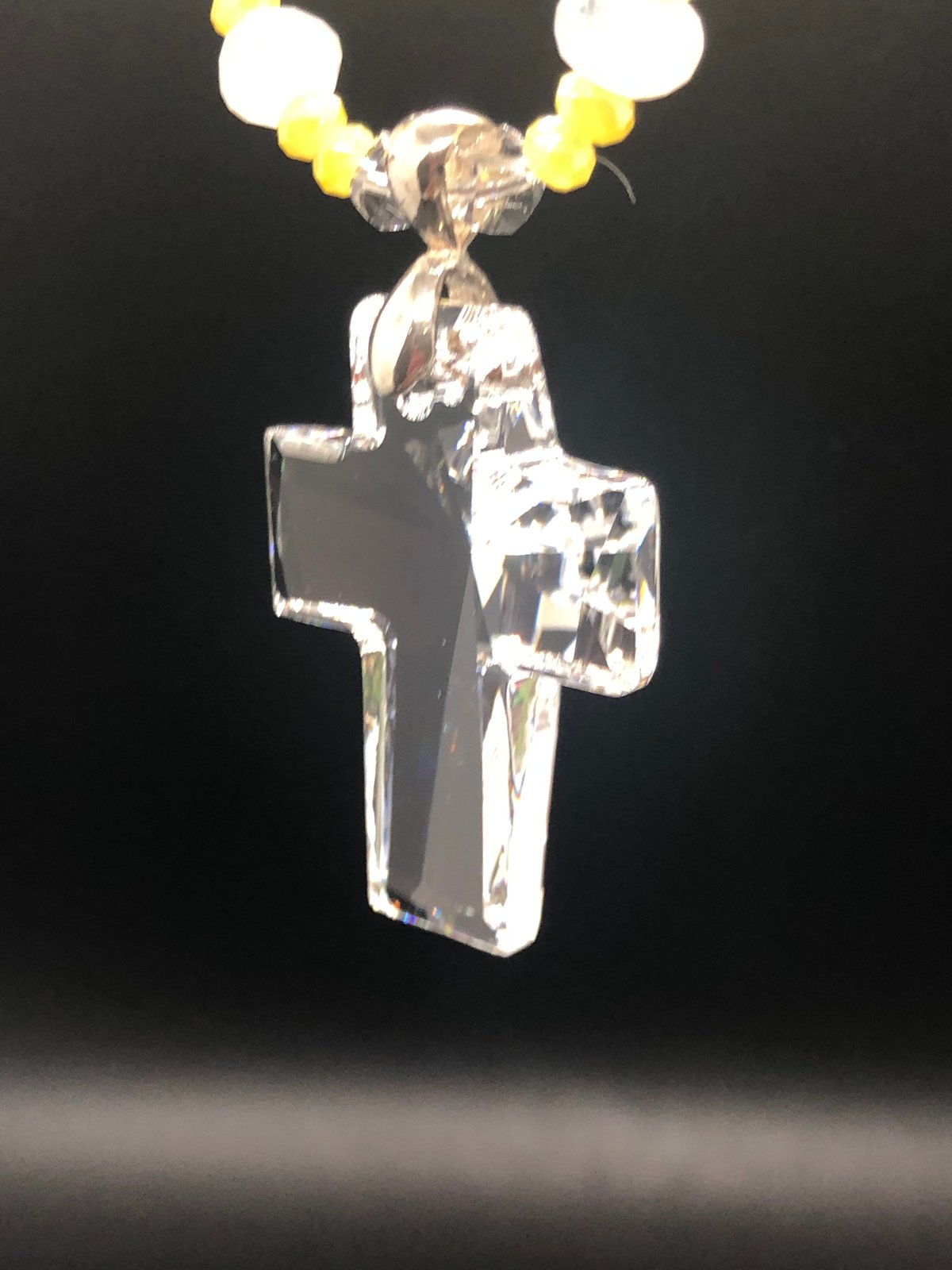 Swarovski Crystal Cross Necklace Set