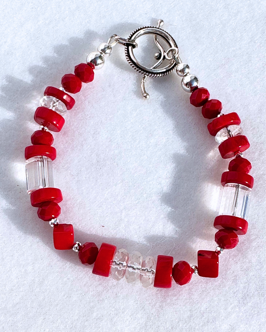 Red Radiance Bracelet and Necklace Extension
