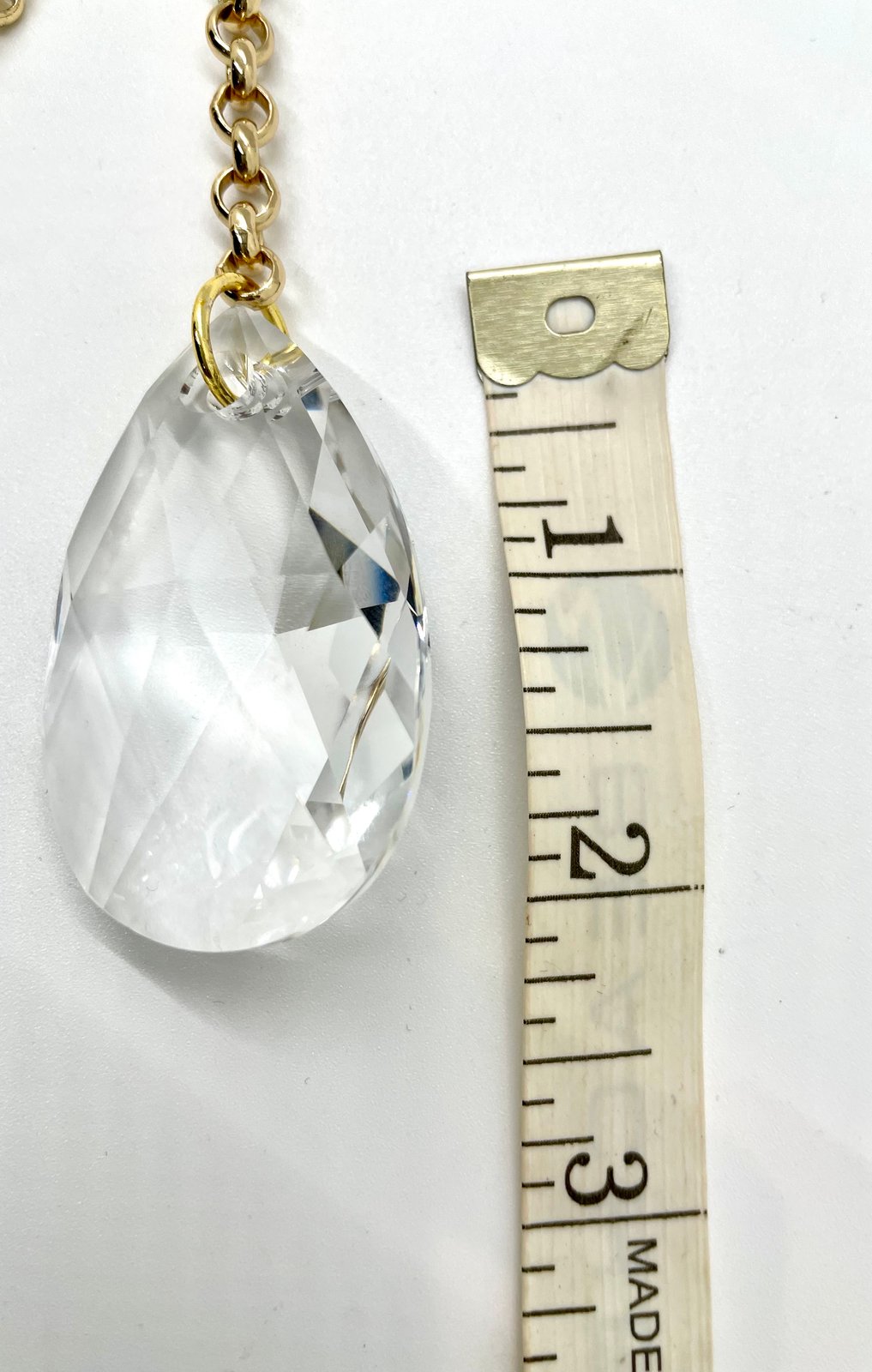 Gold Ice My Chain (mini) w/ Clear crystal