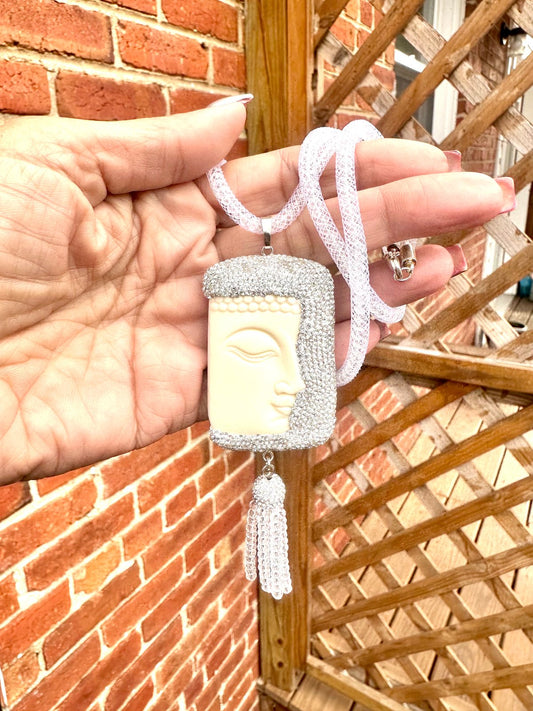 Ivory Buddha w/ Connector Necklace