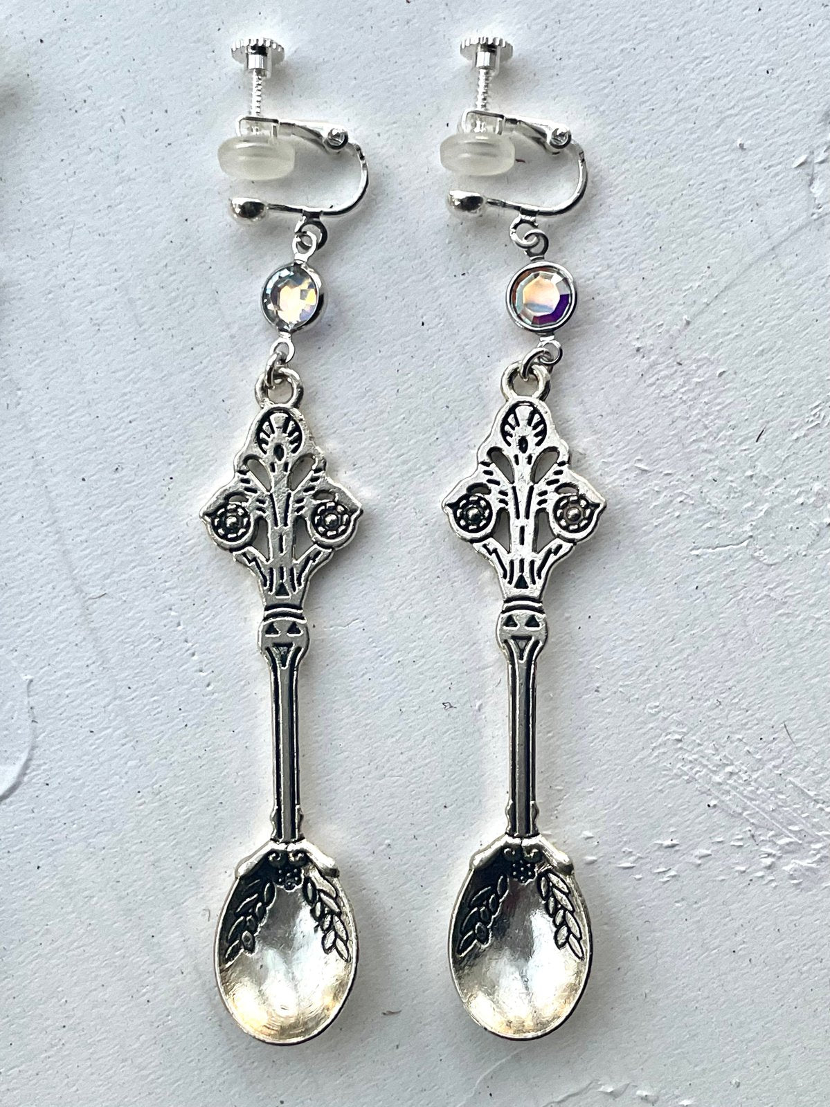 Chef-Inspired Collection: The Sparkle Spoon Clip-ons (Silver)